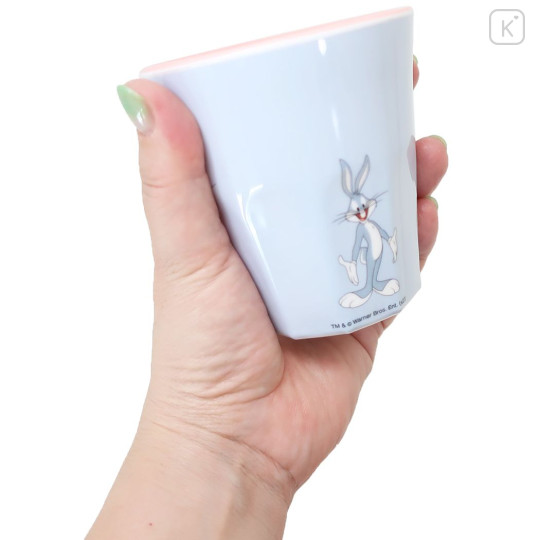 Japan Looney Tunes Melamine Tumbler - Bunny / Smirk - 2