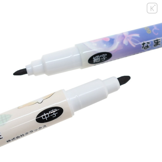 Japan Disney Oil-Based Twin Tip Marker Pen Fine & Bold - Ariel & Cinderella & Rapunzel - 3