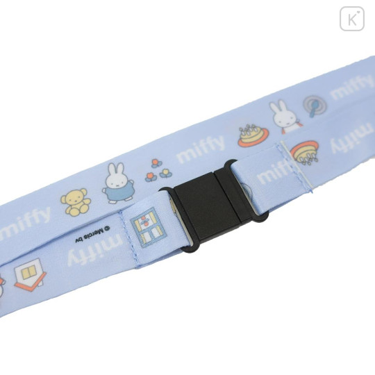 Japan Miffy Neck Strap - Miffy : Blue Daily Life - 2