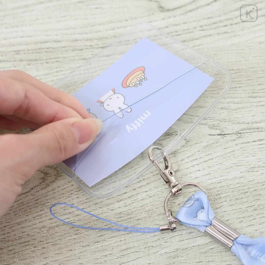 Japan Miffy Neck Strap - Miffy : Blue Daily Life - 3