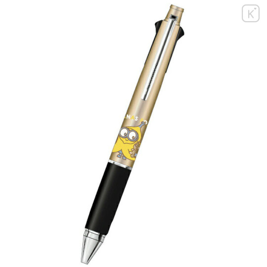 Japan Minions Jetstream 4&1 Multi 0.38mm Pen + Mechanical Pencil - Bob & Bear Tim / Banana - 1