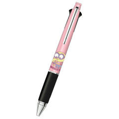 Japan Minions Jetstream 4&1 Multi Pen + Mechanical Pencil - Bob & Bear Tim / Pink