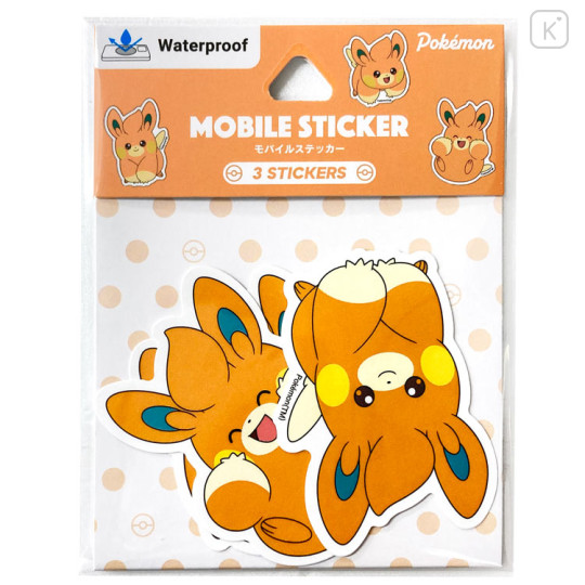 Japan Pokemon Vinyl Deco Sticker Set - Pawmi - 1