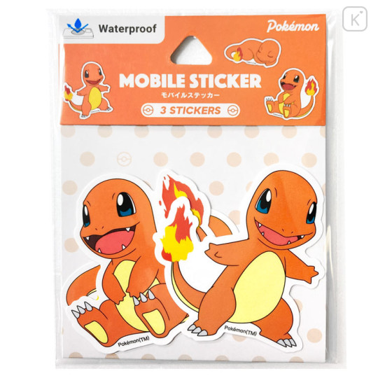 Japan Pokemon Vinyl Deco Sticker Set - Charmander - 1