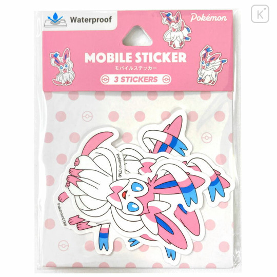 Japan Pokemon Vinyl Deco Sticker Set - Sylveon - 1