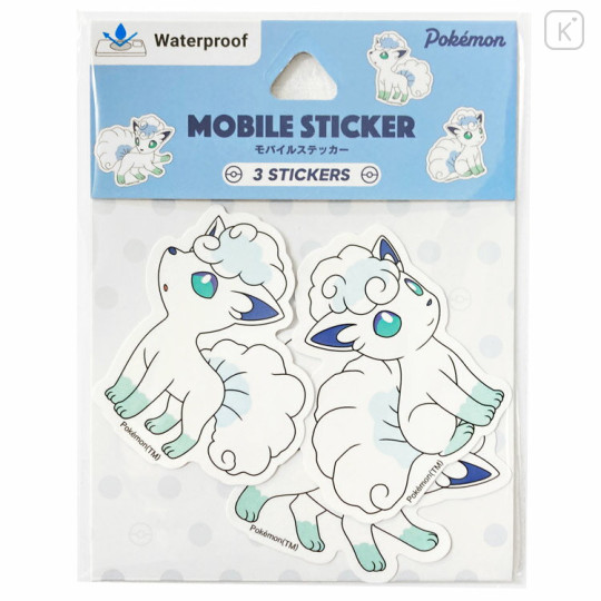 Japan Pokemon Vinyl Deco Sticker Set - Vulpix - 1