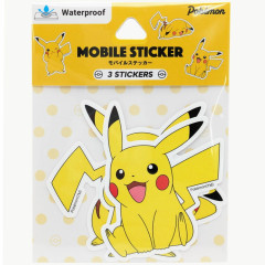 Japan Pokemon Waterproof Mobile Sticker Pack - Pikachu