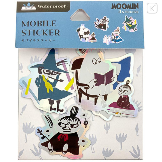 Japan Moomin Vinyl Deco Sticker Set - Characters / Aurora - 1