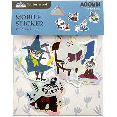 Japan Moomin Vinyl Deco Sticker Set - Characters / Aurora