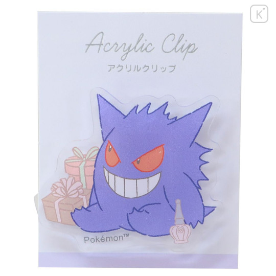 Japan Pokemon Acrylic Clip - Gengar - 1