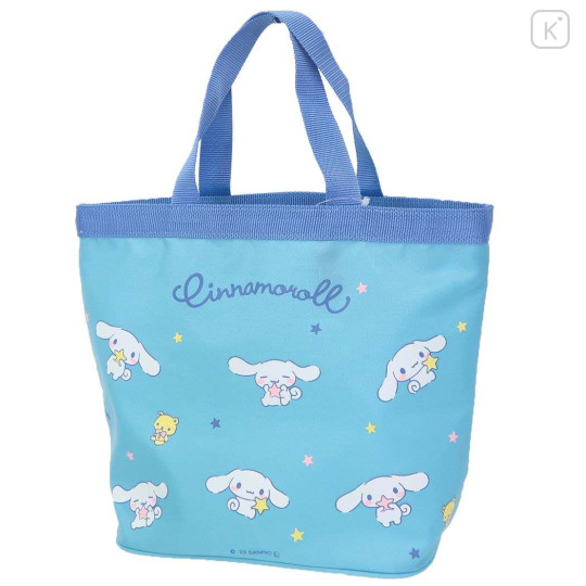 Japan Sanrio Mini Tote Bag - Cinnamoroll Blue Star - 1