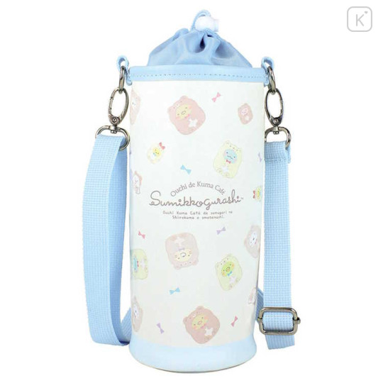 Japan San-X Plastic Bottle Holder - Sumikko Gurashi / Bear Cafe - 1