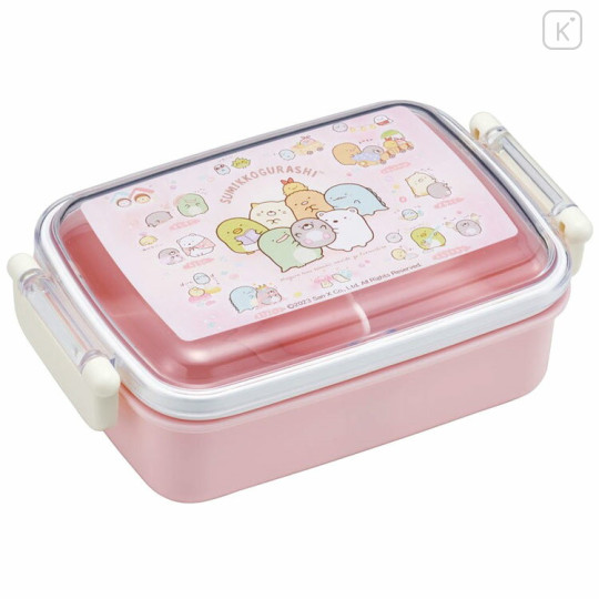 Japan San-X Bento Lunch Box 450ml - Sumikko Gurashi / Pink - 1