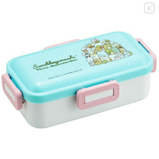 Japan San-X Bento Lunch Box 530ml - Sumikko Gurashi / Blue & White - 1