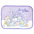 Japan San-X Blanket with Buttons - Sumikko Gurashi / Baby Purple - 1