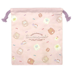 Japan San-X Drawstring Bag - Sumikko Gurashi / Cafe Bear at Home