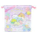 Japan San-X Drawstring Bag - Sumikko Gurashi / Baby Purple - 1