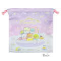 Japan San-X Drawstring Bag - Sumikko Gurashi / Baby Purple - 2