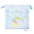 Japan San-X Drawstring Bag - Sumikko Gurashi / Baby Blue - 2