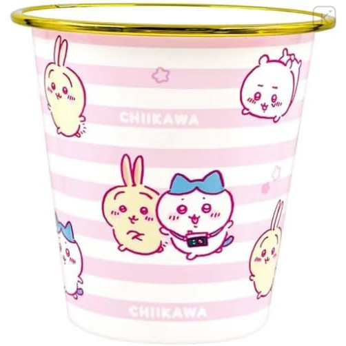 Japan Chiikawa Small Desk Organizer Trash Can - Pink - 1