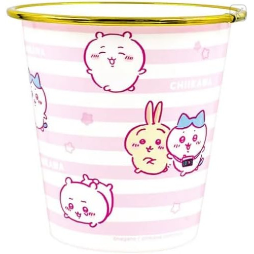 Japan Chiikawa Small Desk Organizer Trash Can - Pink - 2