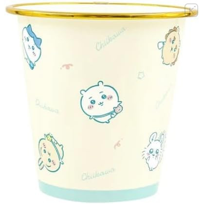 Japan Chiikawa Small Desk Organizer Trash Can - Light Yellow - 1