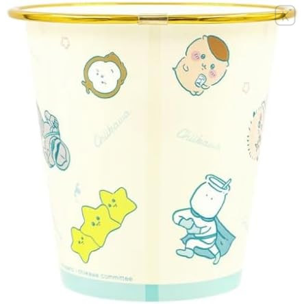 Japan Chiikawa Small Desk Organizer Trash Can - Light Yellow - 2