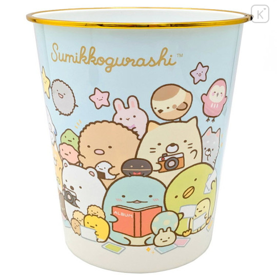 Japan San-X Trash Can - Sumikko Gurashi / Blue - 1