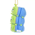 Japan Disney Store Tsum Tsum Plush Keychain - Toy Story Little Green Men - 3