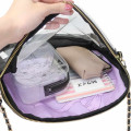 Japan Sanrio Clear Shoulder Bag - Kuromi - 3