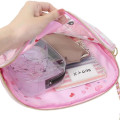 Japan Sanrio Clear Shoulder Bag - Hello Kitty 50th Anniversary Pink - 3