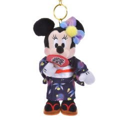 Japan Disney Store Plush Keychain - Minnie Mouse / Japanese Festival Matsuri