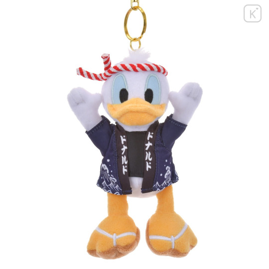 Japan Disney Store Plush Keychain - Donald Duck / Japanese Festival Matsuri - 1