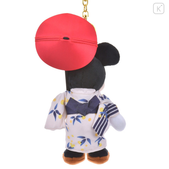 Japan Disney Store Plush Keychain - Mickey Mouse : Japanese Festival Matsuri - 3