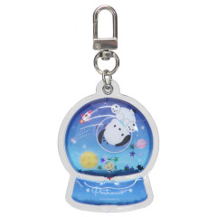 Japan Sanrio Floating Sequins Keychain - Pochacco / Crystal Ball