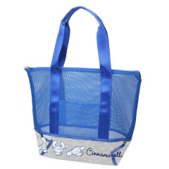 Japan Sanrio Mesh Tote Bag - Cinnamoroll / Toddler Look Up For Hug