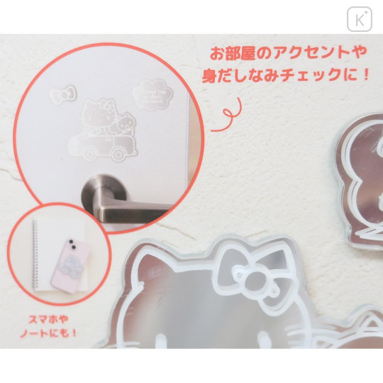 Japan Sanrio Decoration Mirror - Hello Kitty / Road Trip - 3