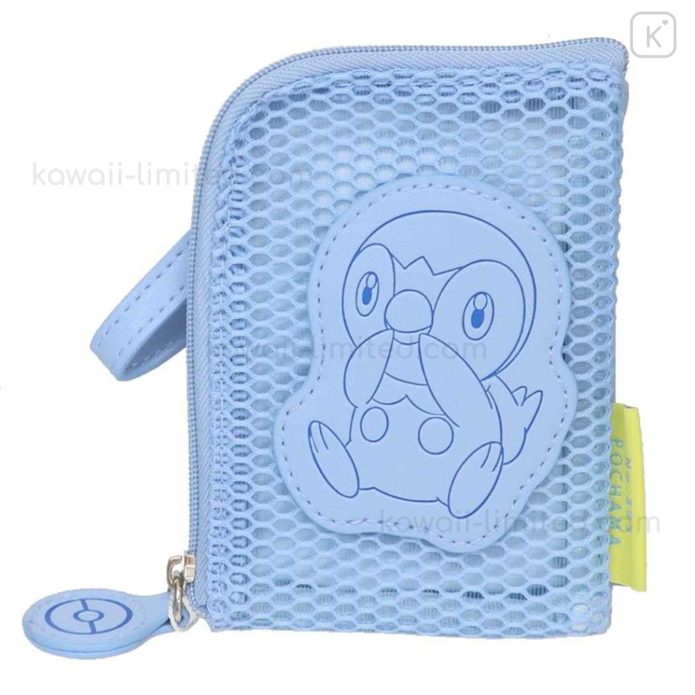 Japan Pokemon Pass Case & Coin Case - Piplup   Mesh 