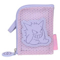 Japan Pokemon Pass Case & Coin Case - Gengar / Mesh Pastel - 1