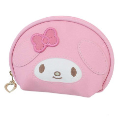 Japan Sanrio Synthetic Leather Small Pouch - My Melody / Gingham