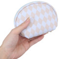 Japan Sanrio Synthetic Leather Small Pouch - Cinnamoroll / Gingham - 2