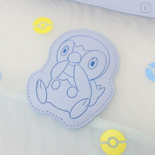 Japan Pokemon Mini Tote Bag - Piplup / Mesh Pastel - 4