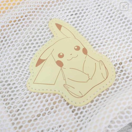 Japan Pokemon Drawstring Bag - Pikachu / Mesh Pastel - 4