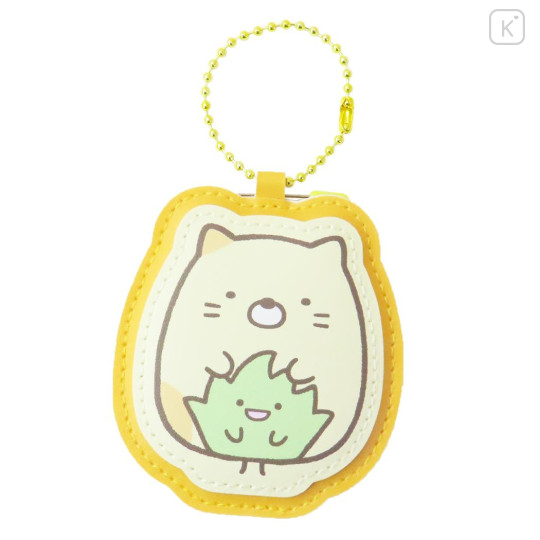 Japan San-X Name Tag Badge Keychain - Sumikko Gurashi : Neko - 1