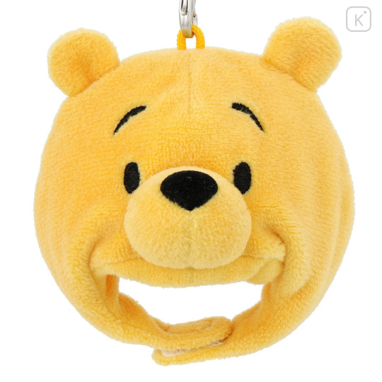 Japan Tokyo Disney Resort Fluffy Keychain - Pooh / Costume Hairband - 2