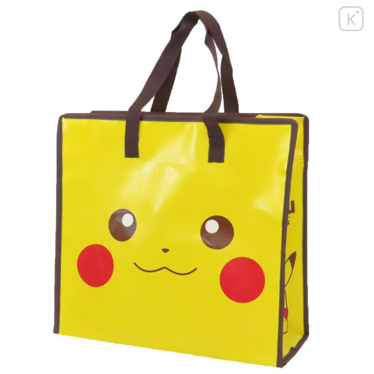 Japan Pokemon Eco Shopping bag (L) - Pikachu / Yellow - 1