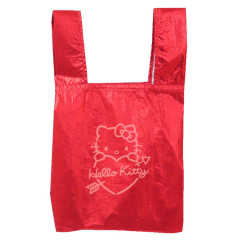 Japan Sanrio Shiny Eco Shopping Bag - Hello Kitty