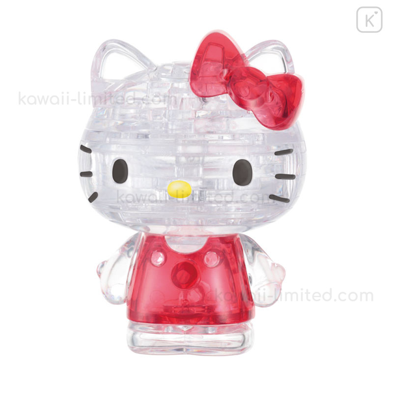 Japan Sanrio Crystal Gallery 3D Jigsaw Puzzle - Hello Kitty