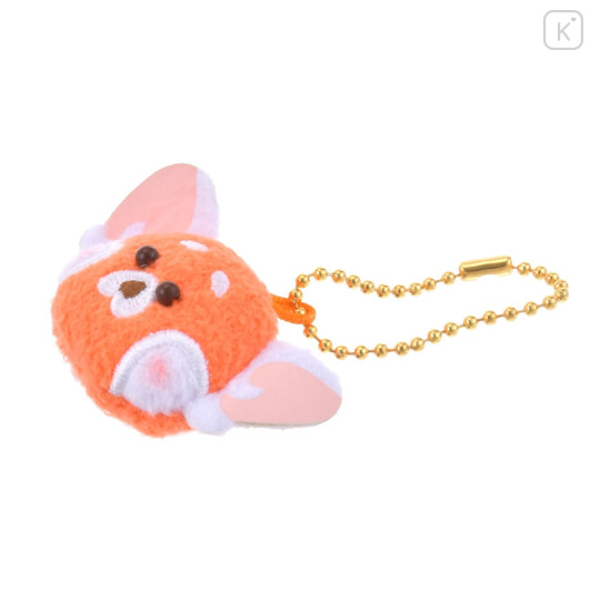 Japan Disney Store Mini Fluffy Plush Keychain - Red Panda Mei / Little Face - 2