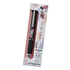Japan Disney Store Jetstream 4&1 Multi Pen + Mechanical Pencil - Minnie Mouse / Metallic Black